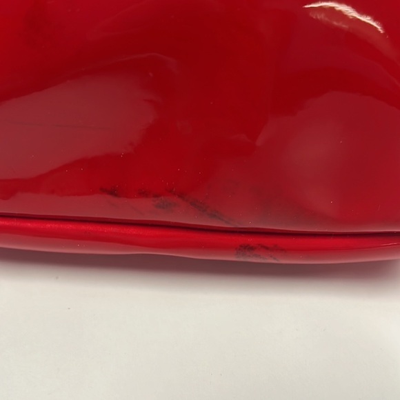 Christian Dior Red Patent Zip Around Cosmetic Clutch - Picture 4 of 8